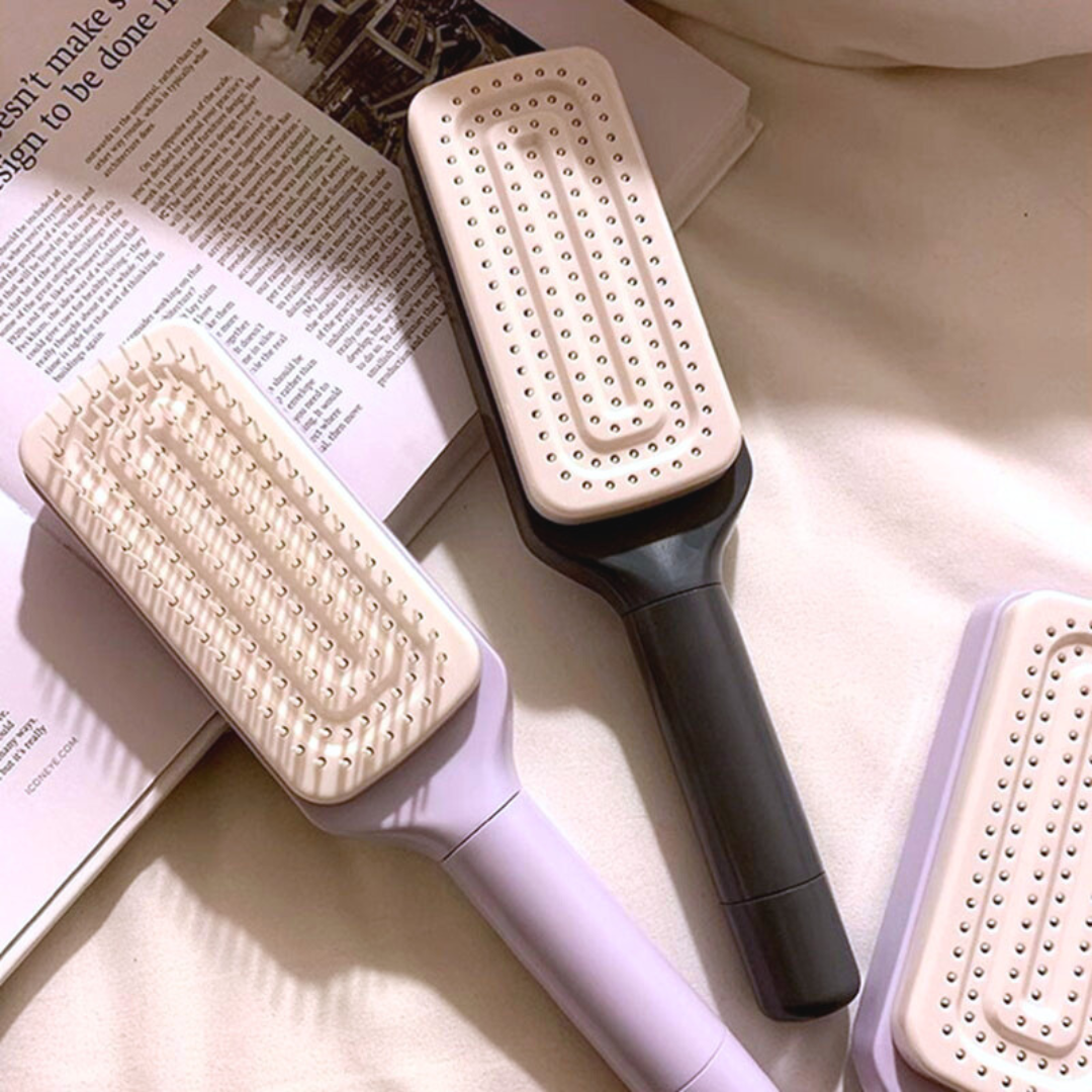 Breasey™ – Self-Cleaning Hair Brush