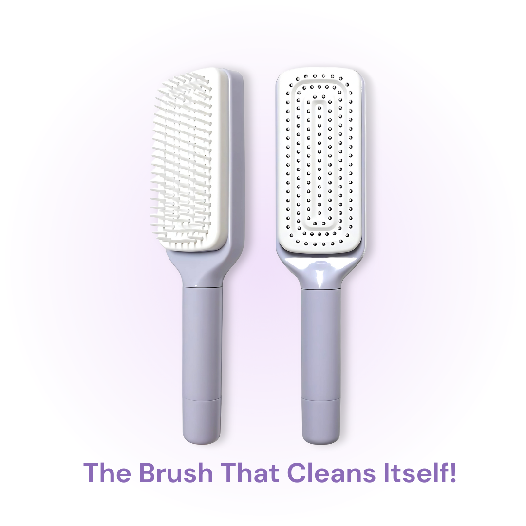 Breasey™ – Self-Cleaning Hair Brush